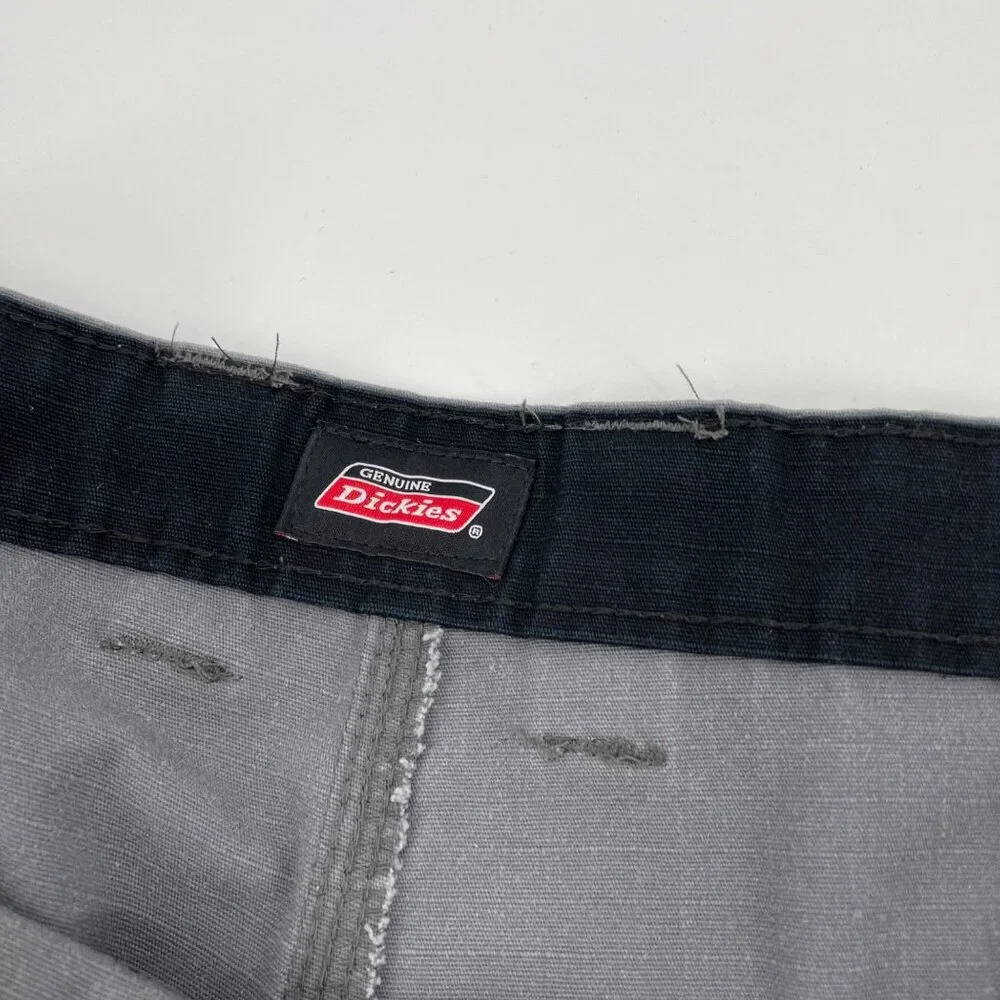 Dickies Gray Ripstop Cargo Carpenter Shorts Mens Size 44 Casual Utility Neutral